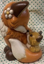 Meravigliosa Volpe Con Cucciolo Max. della thun. Fuori produzine