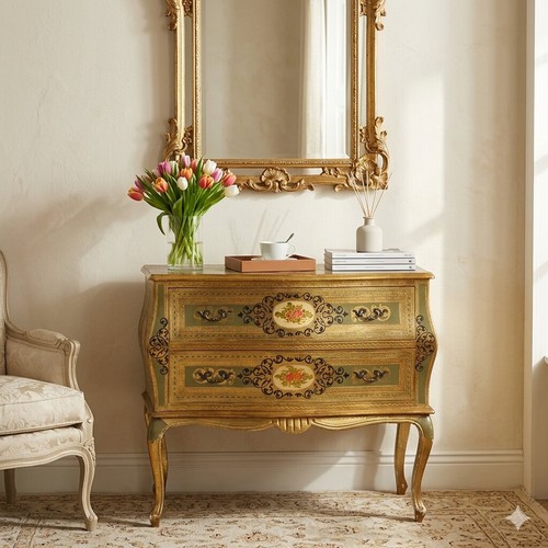 Cassettone antico legno - cassettone,