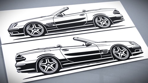 Adesivo mercedes amg - adesivo,