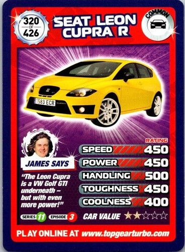 Top gear 2009 seat leon - leon, cupra