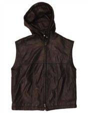 LEATHER SOUND Gilet donna in