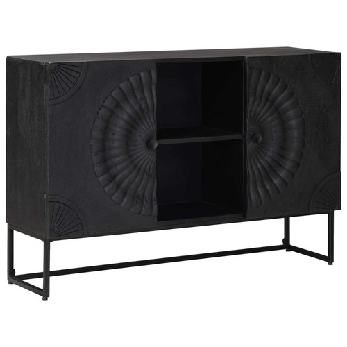 Credenza nera 105x30x68 - credenza,