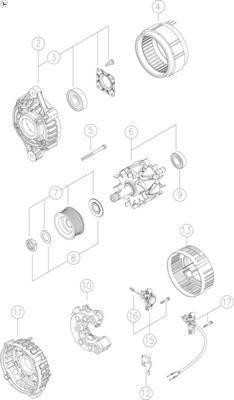 Alternato mahle 142 - mg,