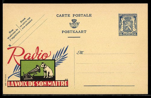 Cartolina radio lavoix son - radio,
