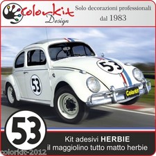 Kit adesivi Herbie maggiolino