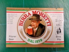ETICHETTA BIRRA MORETTI PILS, 33 cl 