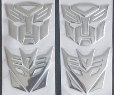 4 adesivi auto 3D PVC sticker