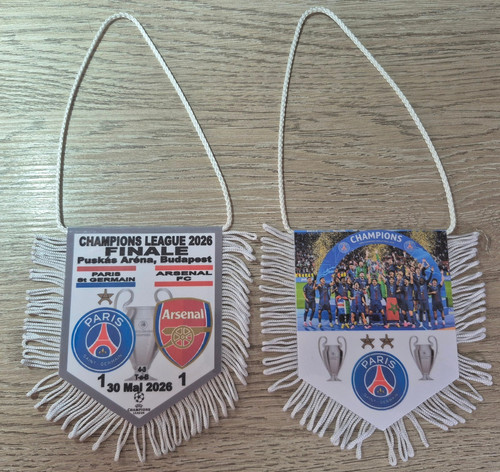 Fanion 9x11cm champions - fanion, league