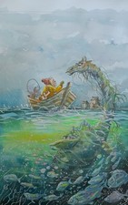 Acquerelli Kay Dawson A3 A Benvenuti Visitatore ACQUERELLOr