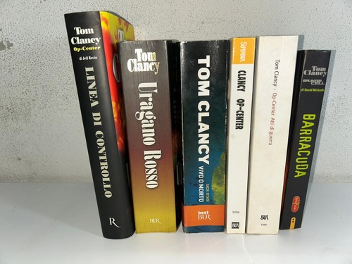 Lotto libri tom clancy - libri,