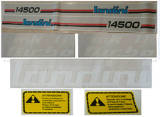 KIT ADESIVI DECALCOMANIE LANDINI 14500 PER TRATTORI AGRICOLI GOMMATI