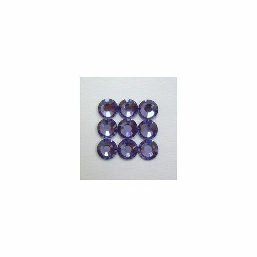 Strass termoadesivi tanzanite - strass,