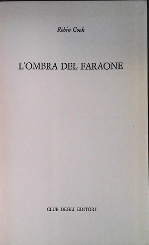 Ombra del faraone robin - del,