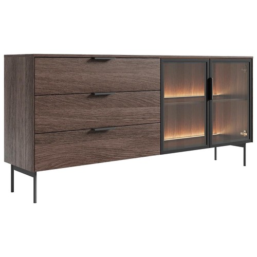 Credenza madia con vetrina - , e