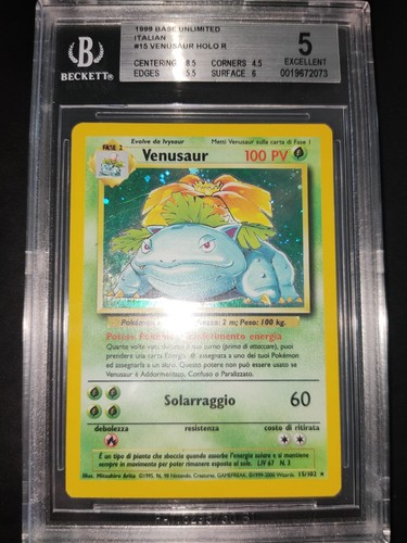 Pokemon venusaur holo - venusaur, set