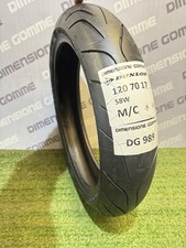 1 GOMMA MOTO DUNLOP 120 70 ZR17 58W ESTIVE USATE mm 70/80% DOT 2622