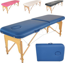 ® LETTINO DA MASSAGGIO BASIC 2 ZONE in LEGNO PORTATILE PESA SOLO 11,8 KG RICHIUD