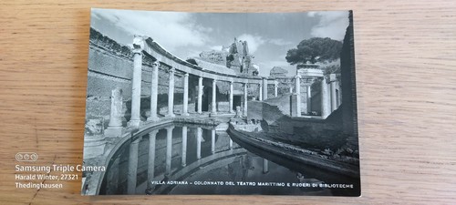 Postkarte villa adriana - postkarte,