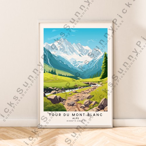 Poster parete tour mont - da,