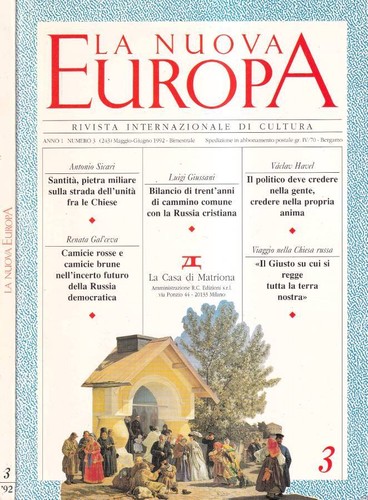 Nuova europa numero 3 - la,