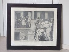 Antico quadro incisione  "San