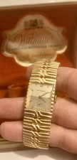 Orologio uomo vintage Wittnauer Longines oro 10 carati con cinturino JB Champion come nuovo