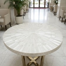 Lusso Selenite Rotondo Caffè