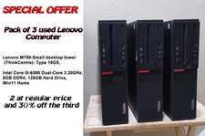 pack of 3 used lenovo brand
