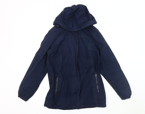 Giacca parka donna - blu, con