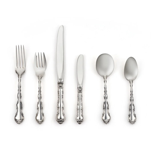 Set posate argento fatte - , a