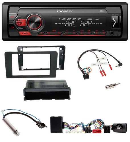 Pioneer dab 1din mp3 volante - 1din,