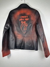 Giacca Donna S Pelle Punk Goth