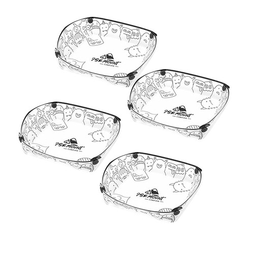 Mount set 4 piatti - set, di