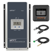 Regolatore di carica solare Epever 100A 80A 60A 50A MPPT 12V/24V/36V/48V &telecomando &cavo