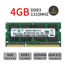 Per Samsung 4GB 2GB PC3-10600S DDR3 1333MHz 204Pin SODIMM Laptop RAM memoria IT