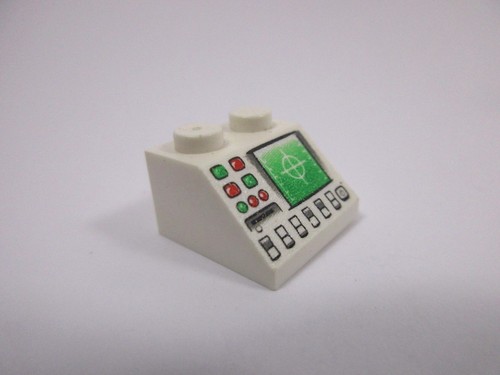 Lego slope brick 3039pb041 - brick,