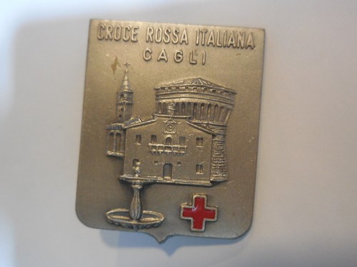 Distintivo cagli croce rossa - distintivo,