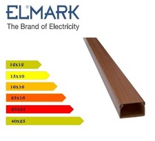 CANALINA 2 METRI CON COPERCHIO IN PVC LEGNO PERO 12X12 16X16 15X10 25X16 25X2...