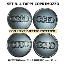 N. 4 Tappi Coprimozzo per Audi