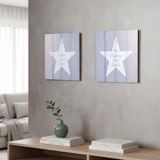 Set 2 quadri da parete 32x32