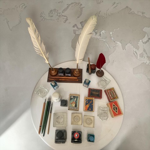 Set stilografico vintage - set,