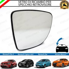 SPECCHIETTO RENAULT CLIO 4 CAPTUR ZOE MICRA 5 VETRO SPECCHIO RETROVISORE DESTRO