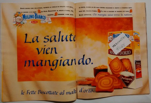 Pubblicità advertising fette - pubblicitÀ,