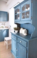 CREDENZA CRISTALLIERA RUSTICA