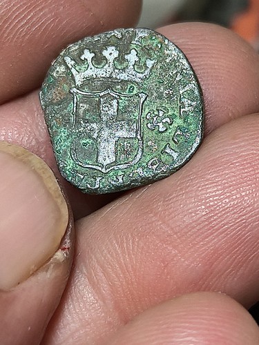 Antica moneta savoia carlo - savoia,