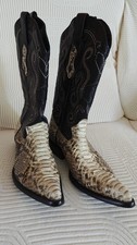 Stivali pitone cowboy unisex 