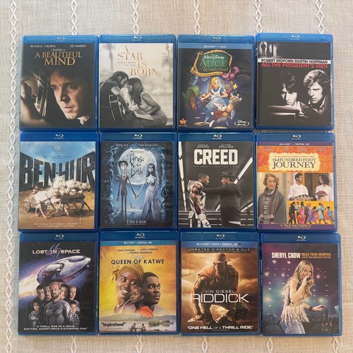 For blu ray movies - 5, $15