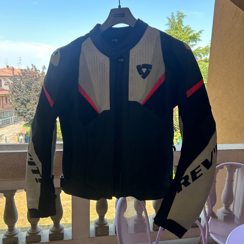 Giacca moto pelle - pelle, revit