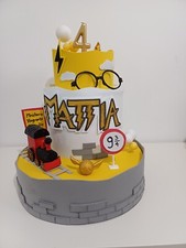 Torta finta scenografica Harry