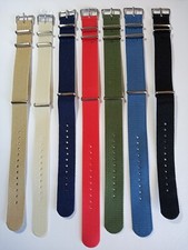 CINTURINO NYLON NATO COMODO RESISTENTE DIVERSI COLORI E MISURE 18 - 20 - 22 - 24